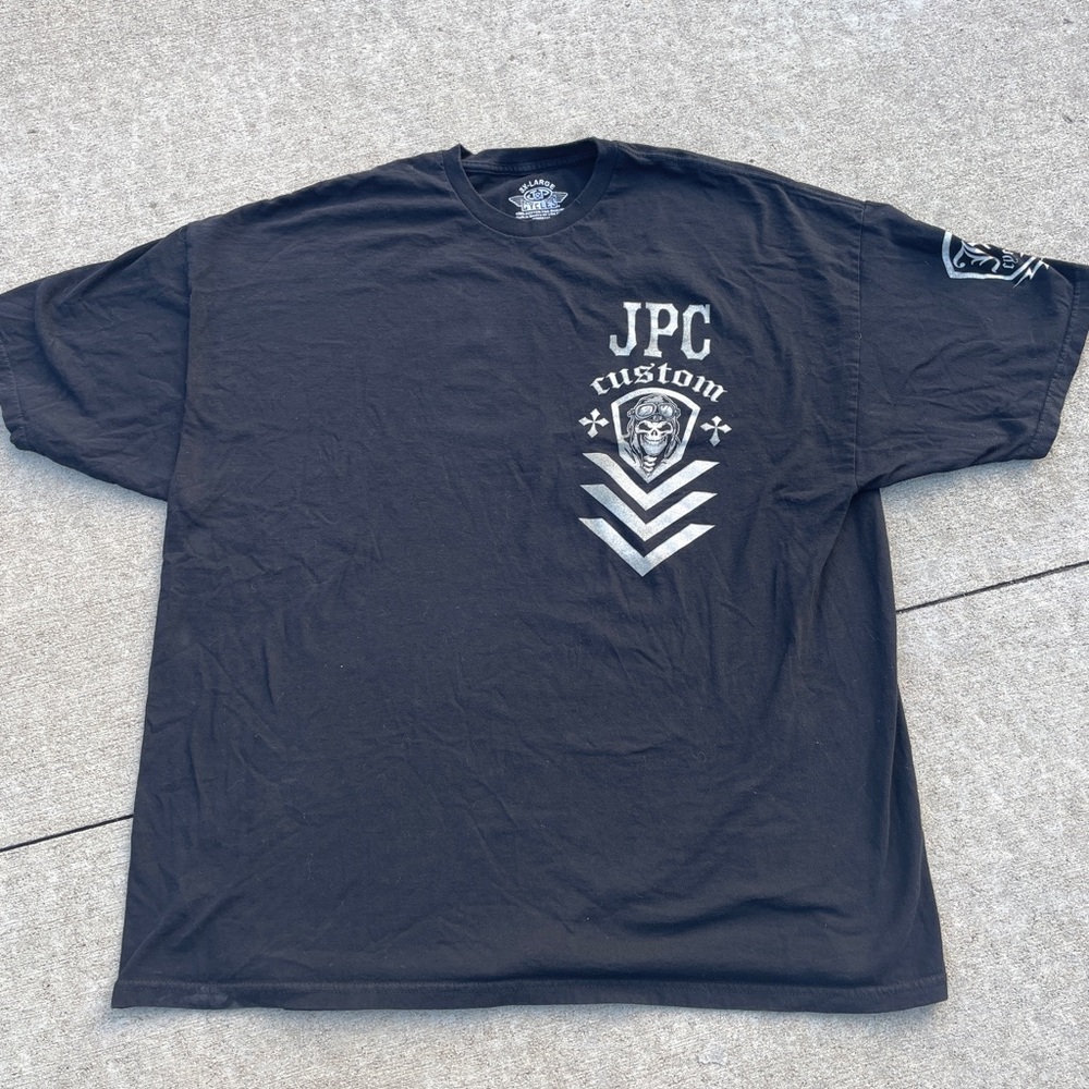Vintage JP Cycles Black Graphic Short Sleeve Tee